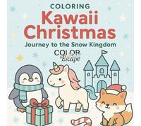 Coloring Kawaii Christmas: Journey to the Snow Kingdom