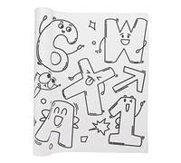 Coloring Paper Roll Kids Drawing Roll Color Filling Roll Extra Long 3.3yd Wide 11.8in Safe Smoothing Multi Purpose Educational Craft Activity for Children Toddlers Paper