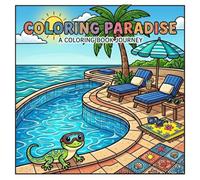 Coloring Paradise: Sea Life, Palm Trees, and Summer Vacation Adventures: Cute and Simple Illustrations for Toddlers and Children