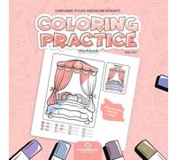 Coloring Practice Workbook - Learn Where to Place Shadows and Highlights - Girly Stuff: PDF Download Included - Reference image in colors