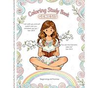 Coloring Study Book "Genesis" ( Black & White ): Color Your Way Through Scripture While Studying God's Word