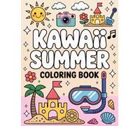 Coloring Summer: Fun and creative vacations in the sun for children and adults with 40 pages.: A perfect coloring book for sharing creative moments between adults and children.