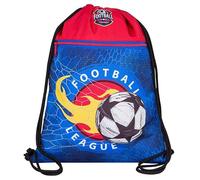 Colorino F070652, Mochila de cuerda VERT FOOTBALL, Multicolor