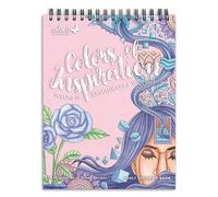 ColorIt Colors of Inspiration, Volumen III: notable libro para colorear para mujeres adultas, encuadernado en espiral, 50 citas y afirmaciones empoderadoras, papel grueso, papel perforado, tapa dura