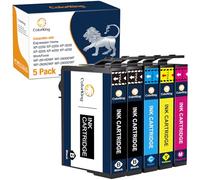 ColorKing Compatible Cartucho de Tinta Replacement for Epson 604XL Compatible con Epson XP-2200 XP-2205 XP-3200 XP-4200 XP-3205 XP-4205 Workforce WF-2930DWF WF-2935DWF WF-2910DWF WF-2950DWF