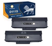 ColorKing Compatible Cartuchos de tóner Reemplazo para Toner Samsung MLT-D111S D111L 111S para Samsung Xpress M2026 M2070 M2026W M2070W M2022 M2022W M2020 M2020W M2070F M2070FW SL-M2070 (2 Negro)