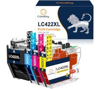 ColorKing LC422XL Compatible con Brother LC422 Brother LC422XL LC-422VAL para Brother MFC-J5340DW Brother MFC-J5740DW Brother MFC-J6940 MFC-J6540DW MFC J5340DW y MFC J5740DW Paquete de 4