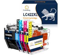 ColorKing LC422XL Compatible con Brother LC422 Brother LC422XL LC-422VAL para Brother MFC-J5340DW Brother MFC-J5740DW Brother MFC-J6940 MFC-J6540DW MFC J5340DW y MFC J5740DW Paquete de 4