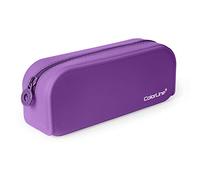 Colorline 58111 - Portatodo de Silicona con Tacto Ultra Soft de Alta Resistencia, Estuche Multiuso para Viaje, Material Escolar, Neceser y Accesorios. Color Morado, Medidas 18 x 7 x 5 cm