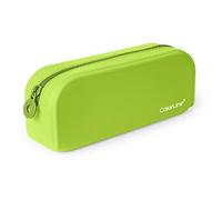 Colorline 58111 - Portatodo de Silicona con Tacto Ultra Soft de Alta Resistencia, Estuche Multiuso para Viaje, Material Escolar, Neceser y Accesorios. Color Verde Claro, Medidas 18 x 7 x 5 cm