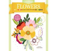 ColorMaps Flowers: Color-Coded Patterns Adult Coloring Book: 1 (ColorMaps, 1)
