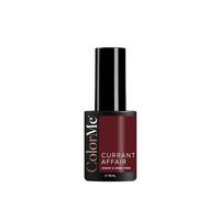 ColorMe Esmalte de Uñas en Gel Semipermanente 10 ml UV/LED Rojo Currant Affair - Sin HEMA y 100% Vegano - Larga Duración, Brillo Intenso y Acabado Profesional - Laca de Uñas