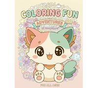 Colornig Fun Adventures of Mochipon: The adventures of the kawaii cat Mochipon