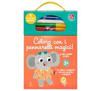 Coloro con i pennarelli magici 3+. Album rosso. Ediz. illustrata. Con pennarelli