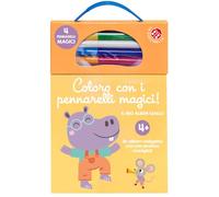 Coloro con i pennarelli magici 4+. Il mio album giallo. Ediz. illustrata. Con pennarelli