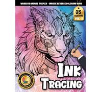 COLOROO Ink Tracing Book: Legendary Warrior Creatures for Calm and Artistic Confidence: Tracing art book for beginners and hobbyists | Easy-to-follow ... visuals (Warrior Animal Tracing Series)