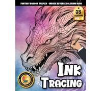 COLOROO Ink Tracing Book: Magical Dragon Kingdoms for Peaceful Drawing and Artistic Joy: Trace the line coloring book for new learners | Improve ... designs (Fantasy Dragon Tracing Series)
