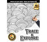 COLOROO Ink Tracing Book: Mindful Pattern for Mental Refreshment and Creative Escape: Trace the Line Coloring Book for Adults Who Love Mindful ... (Mindful Pattern Trace and Explore Series)
