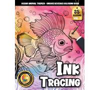 COLOROO Ink Tracing Book: Ocean Animals for Calm Focus and Creative Relaxation: Tracing coloring book adult for peaceful art sessions | Boost ... line work (Ocean Animal Tracing Series)