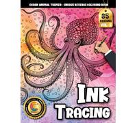 COLOROO Ink Tracing Book: Sea Animal Illustrations for Mindful Creativity: Trace the line coloring book for relaxation seekers | Develop artistic flow ... designs (Ocean Animal Tracing Series)