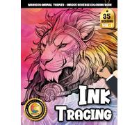 COLOROO Ink Tracing Book: Warrior Beasts for Calm Focus and Creative Enjoyment: Adult coloring book for beginners | Simple yet captivating designs for ... experience (Warrior Animal Tracing Series)