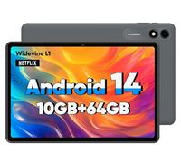 COLORROOM Tableta de 10 pulgadas Android 14 tabletas, 10 GB de RAM + 64 GB de ROM, tableta Octa-Core con GPS, 8000 mAh, pantalla FHD de 1280 x 800, cámara dual de 5 MP+8 MP, WiFi, Bluetooth, GPS