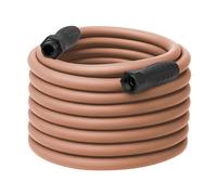 Colors HFZC5100TCS-E - Manguera de jardín con agarre giratorio, 5/8 pulgadas x 100 pies, accesorios de 3/4 a 11 1/2 GHT, arcilla roja