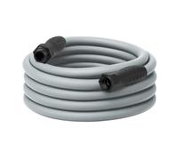 Colors HFZC550GYS - Manguera de jardín de 5/8 pulgadas, 50 pies 3/4 pulgadas, 11 1/2 GHT gris pizarra con agarre giratorio