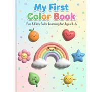 colors learning book of age 3to6: Big & Simple Coloring Pages to Learn Basic Colors | Preschool Activity Book