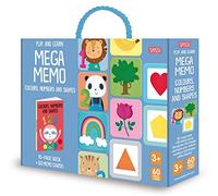 Colors, numbers, and shapes. Mega-memo. Ediz. a colori. Con tessere memo (Sassi junior)