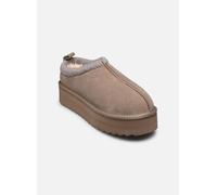 Colors of California Eggy platform bold stitching 38 Beige