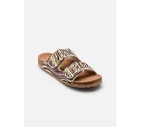 Colors of California Pony hair two buckle sandal 39 Multicolor