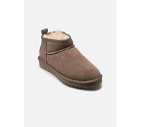 Colors of California Short sheepskin boot in suede 36 Beige