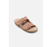 Colors of California Suede sandal with stitchings 36 Beige