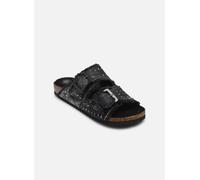 Colors of California Two buckle denim sandal 38 Negro