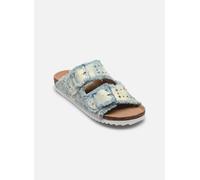 Colors of California Two buckle denim sandal 39 Azul