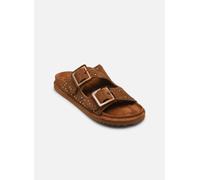 Colors of California Two buckle sandal with studs 40 Marrón