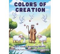 Colors of Creation Vol. 1: God’s Amazing World: Bible Study Coloring Book with Easy to Color Images | God's World, Biblical Stories, and more | 8.5x11 ... Kids, Family, Bible Learning, and Free times