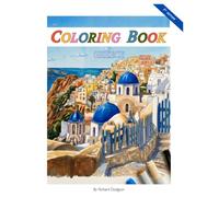 Colors of Greece: A Mediterranean Escape Adult Coloring Book