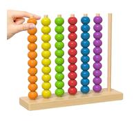 Colors Stacking Challenge Game, Wooden Color Matching Stacking Puzzle Game With Racks,Rings | Fast Pattern Challenge Ring Stack Puzzle For 2 Players, Competitive Tabletop Brain Teaser