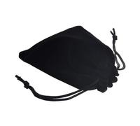 Colorsheng 20 bolsas de terciopelo con cordón para joyería, bolsas de regalo para caramelos y auriculares de boda (negro), 4.5"X 5.5"