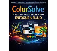 ColorSolve Español: Sopas de Letras, Nonogramas y Códigos Mosaico (Extensive Puzzle Collection)