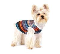 ColorSwirlDesign - Camiseta de alta calidad para perro, ropa suave 100% algodón para perros, perfecta para perros pequeños a medianos, camisas elegantes y cómodas para perros, talla M