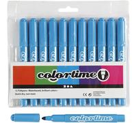 Colortime rotulador, 5 mm línea, azul claro, 12ud