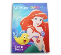 Colortivity The Little Mermaid Ariel Temed Coloring and Activity Book con colgadora de puerta de corte de bonificacin en la espalda - 80 pginas