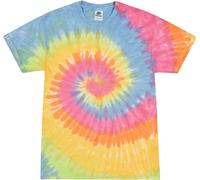 Colortone Camiseta Batik Unisex 'Swirl' | Camiseta Hippie Hombre Camiseta Hippie Mujer S - 5XL con Diferentes Estampados | Ropa Flower Power Mujer y Hombre de algodón | Eternity, XXL