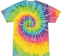 Colortone Camiseta Batik Unisex 'Swirl' | Camiseta Hippie Hombre Camiseta Hippie Mujer S - 5XL con Diferentes Estampados | Ropa Flower Power Mujer y Hombre de algodón | Saturn, M