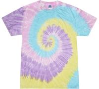 Colortone - Camiseta batik unisex «Swirl» Jelly Bean XL