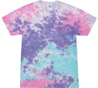 Colortone Camiseta unisex Batik 'Slushy' | Batik Shirt S - 5XL con diferentes patrones | Flower Power Ropa Mujer Hombre de Algodón | Diseño Batik teñido a mano, Cotton Candy., M