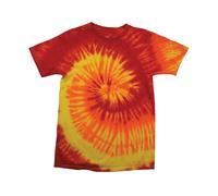 Colortone camiseta unisex tie-dye td02m - manga corta tee algodón colorido super